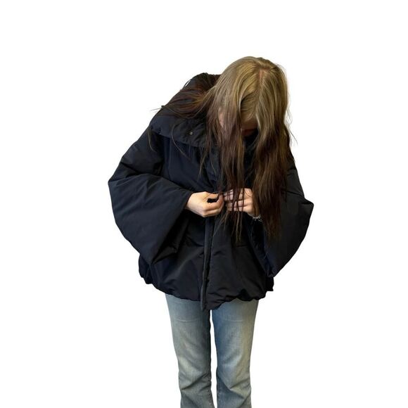 Uniqlo x Jil Sander +J Hybrid Down Jacket Women Navy Limited Edition Rare, XL - Picture 6 of 15